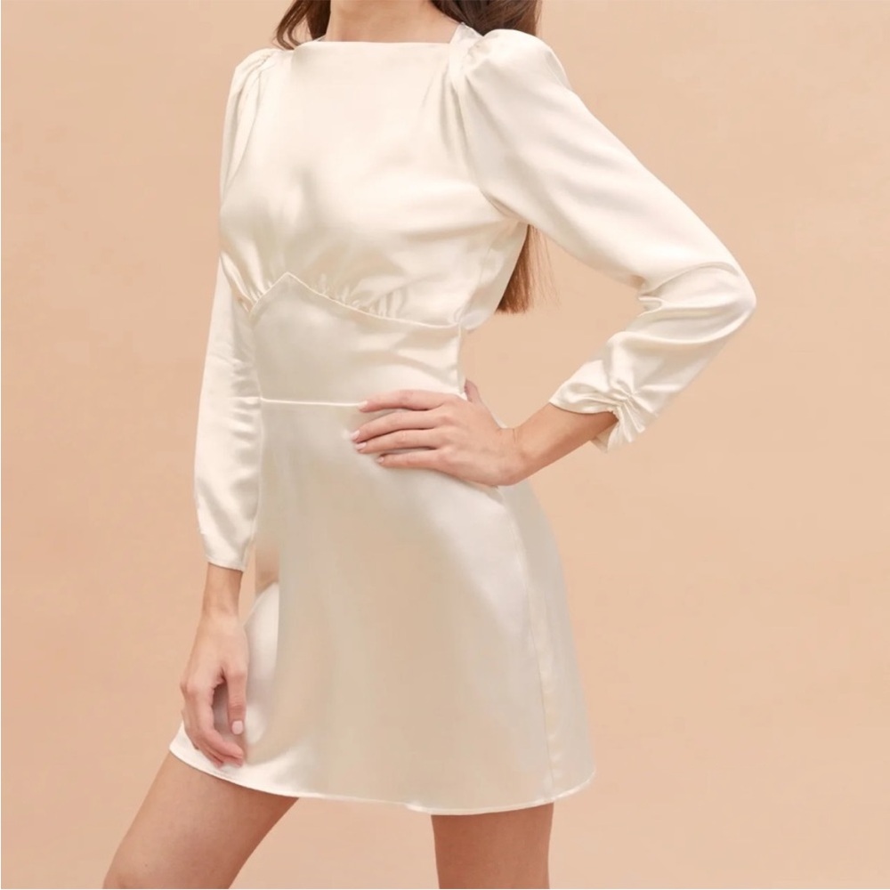Reformation Silk Rudy Dress
